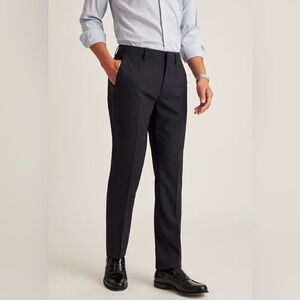 NEW Bonobos Mens Italian Stretch Wool Dress Pants 34 x 36 Slim Fit Navy Blue New